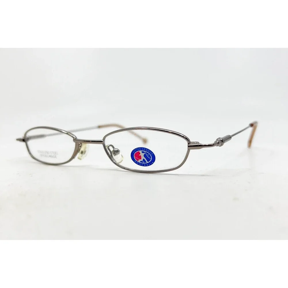 Little League Baseball Sparky Gunmetal Eyeglass Frames Stainless Steel 43-18-130